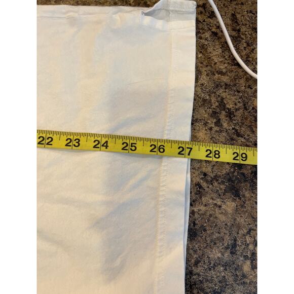 Victorias Secret Pink White Graphic Tee with Strappy Back Large - Picture 6 of 6